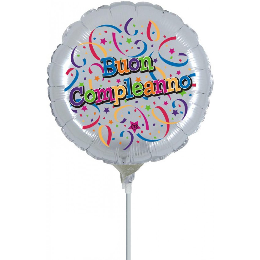 Palloncini Mylar CTX+ - Buon Compleanno Minishape (9”)